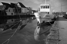 photo noir et blanc du cap-horn à quimper